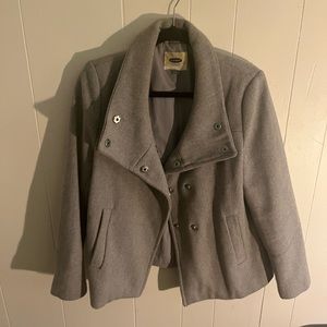 Grey Old Navy Waterfall Coat